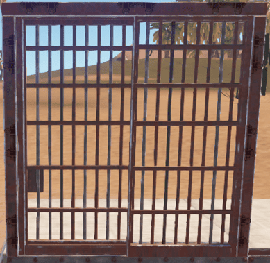 Тюремные ворота в Rust