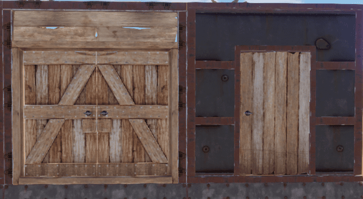 Деревянные двери в Rust