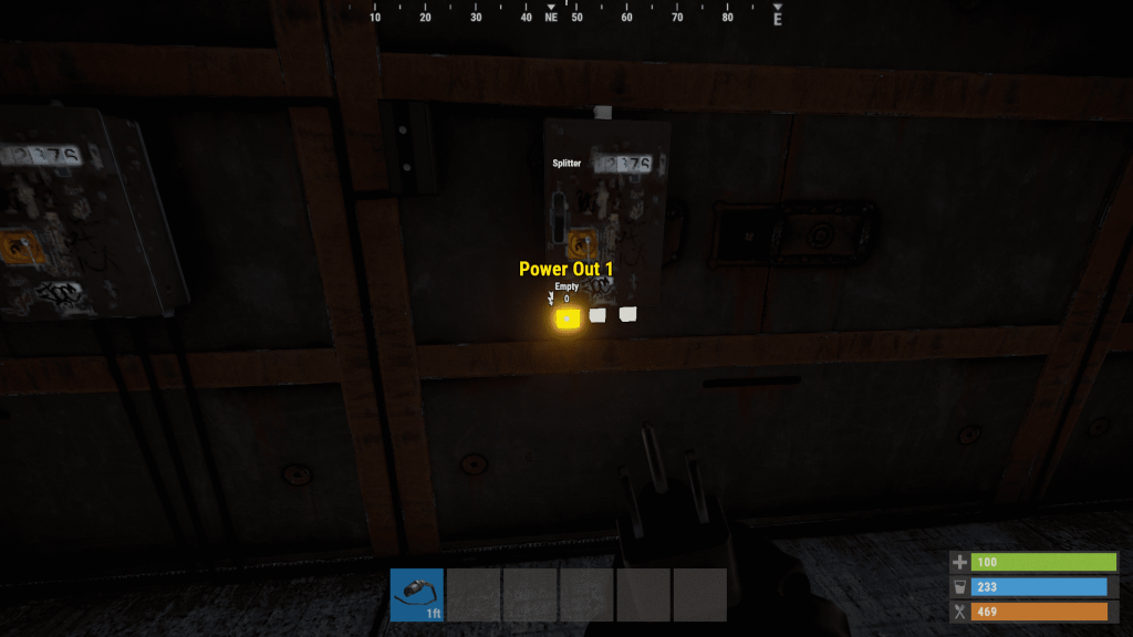 Вывод энергии из второго разветвителя