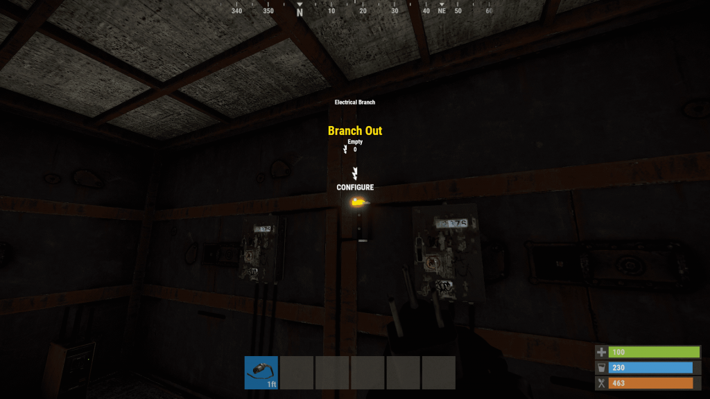 Вывод энергии из электрического разветвителя (Разъём Branch out)