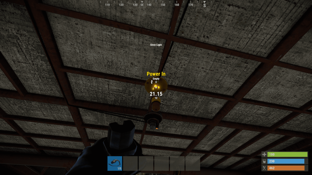 Подача энергии на сирену