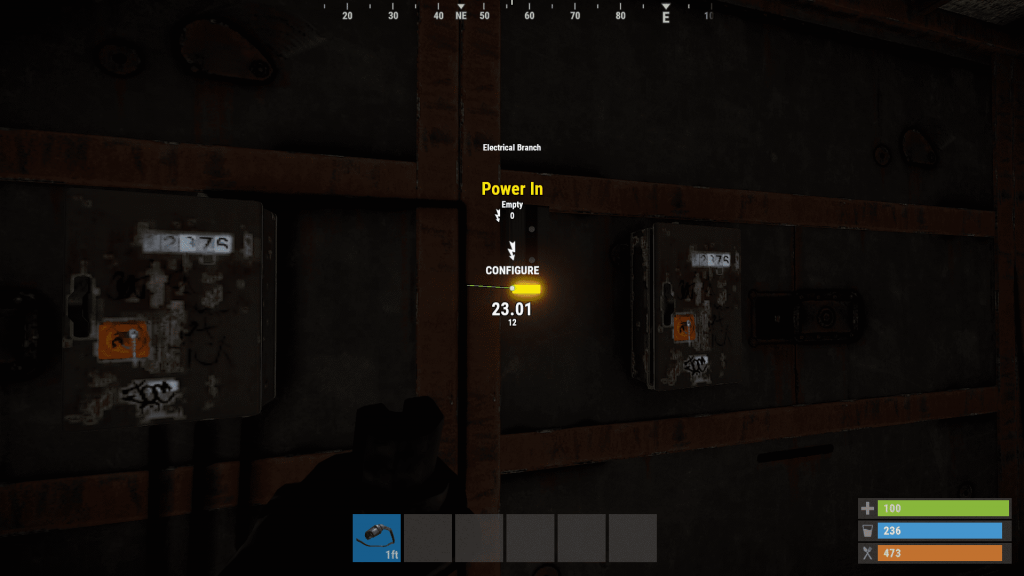 Подача энергии на электрический разветвитель