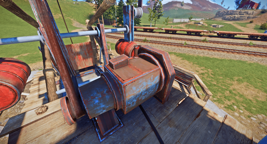 Триггер для запуска нефтекачки в игре Rust