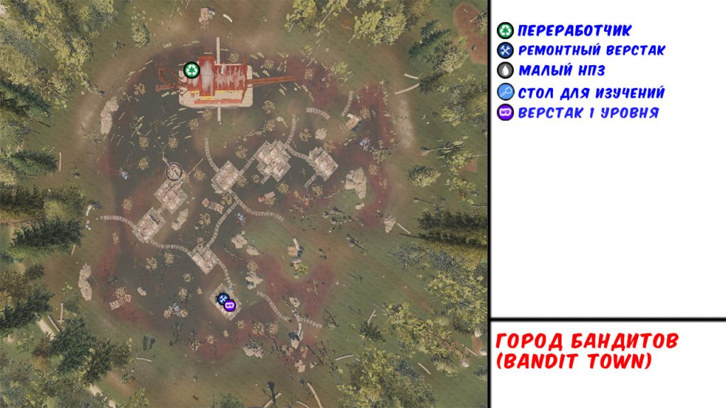 Bandit town в Rust - карта РТ