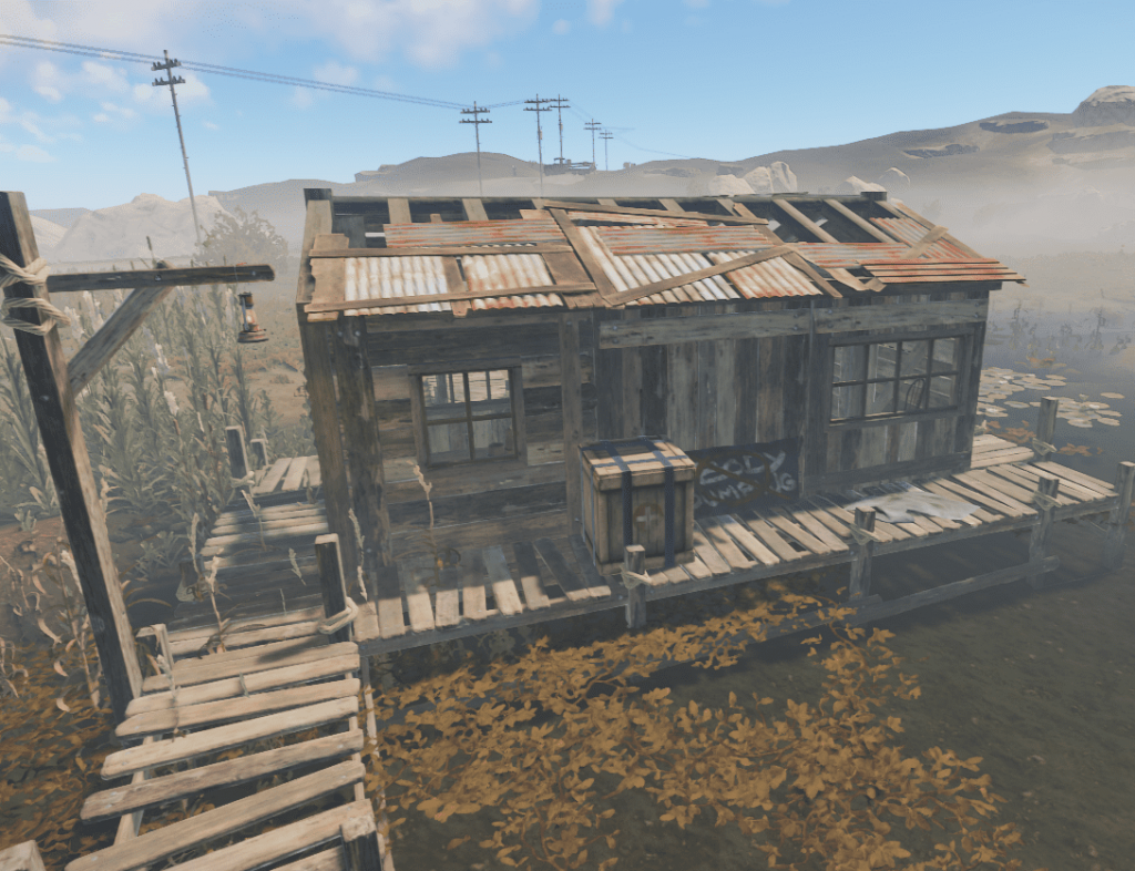 Маленький заброшенный домик в Rust
