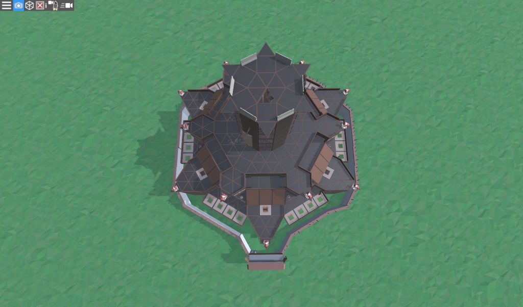Крыша клановой крепости