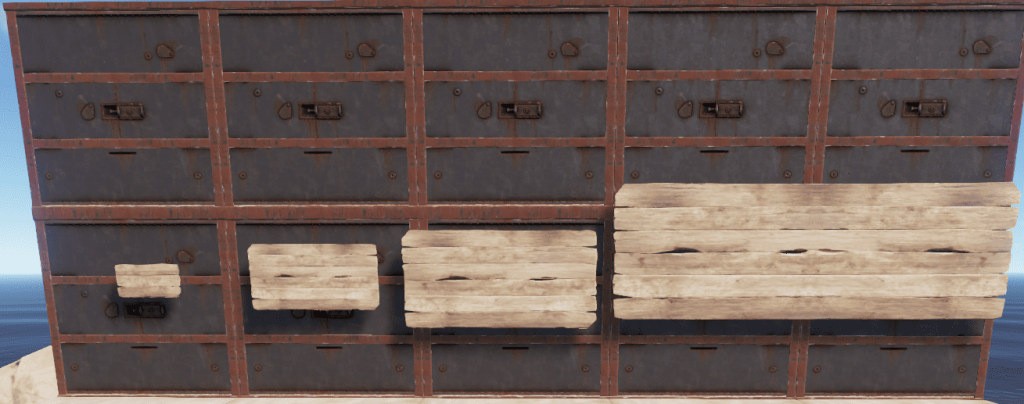 Деревянные таблички в Rust