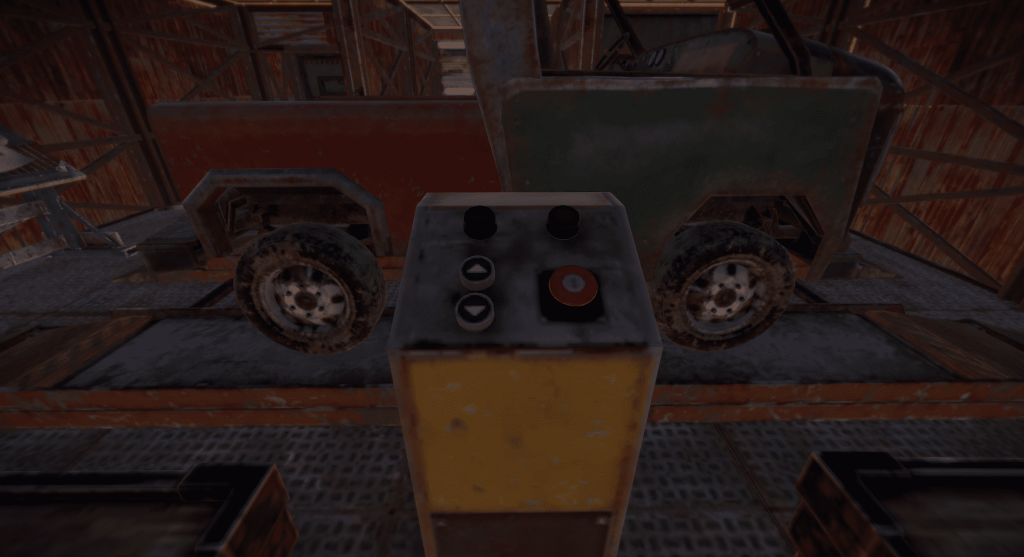 Панель управления подъёмником в Rust