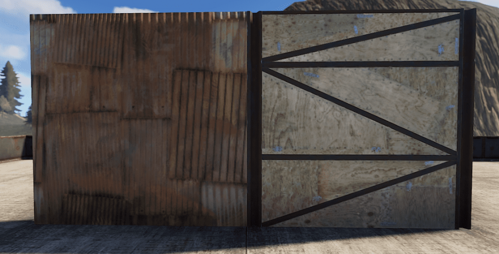 Правильная и неправильная металлическая стенка в Rust