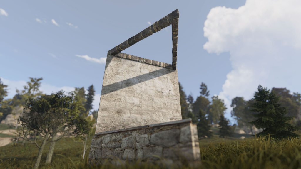 Треугольный потолочный каркас в Rust
