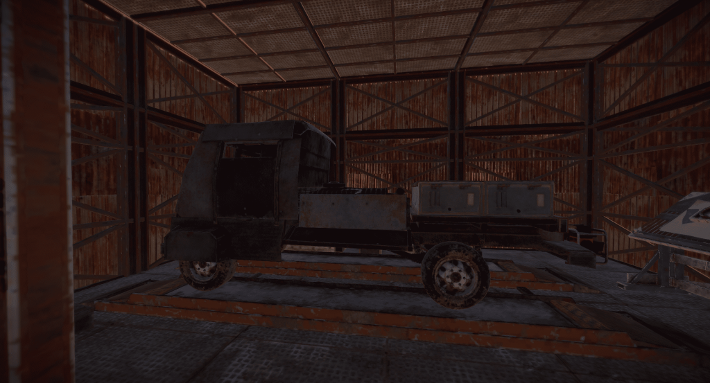 Трёхмодульный грузовик в Rust