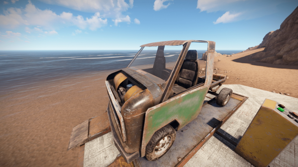 Водительский модуль с двигателем в Rust