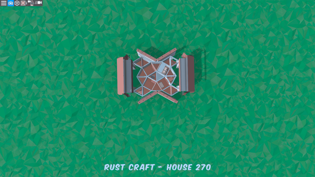 1 этаж дома Fortress3 в Rust