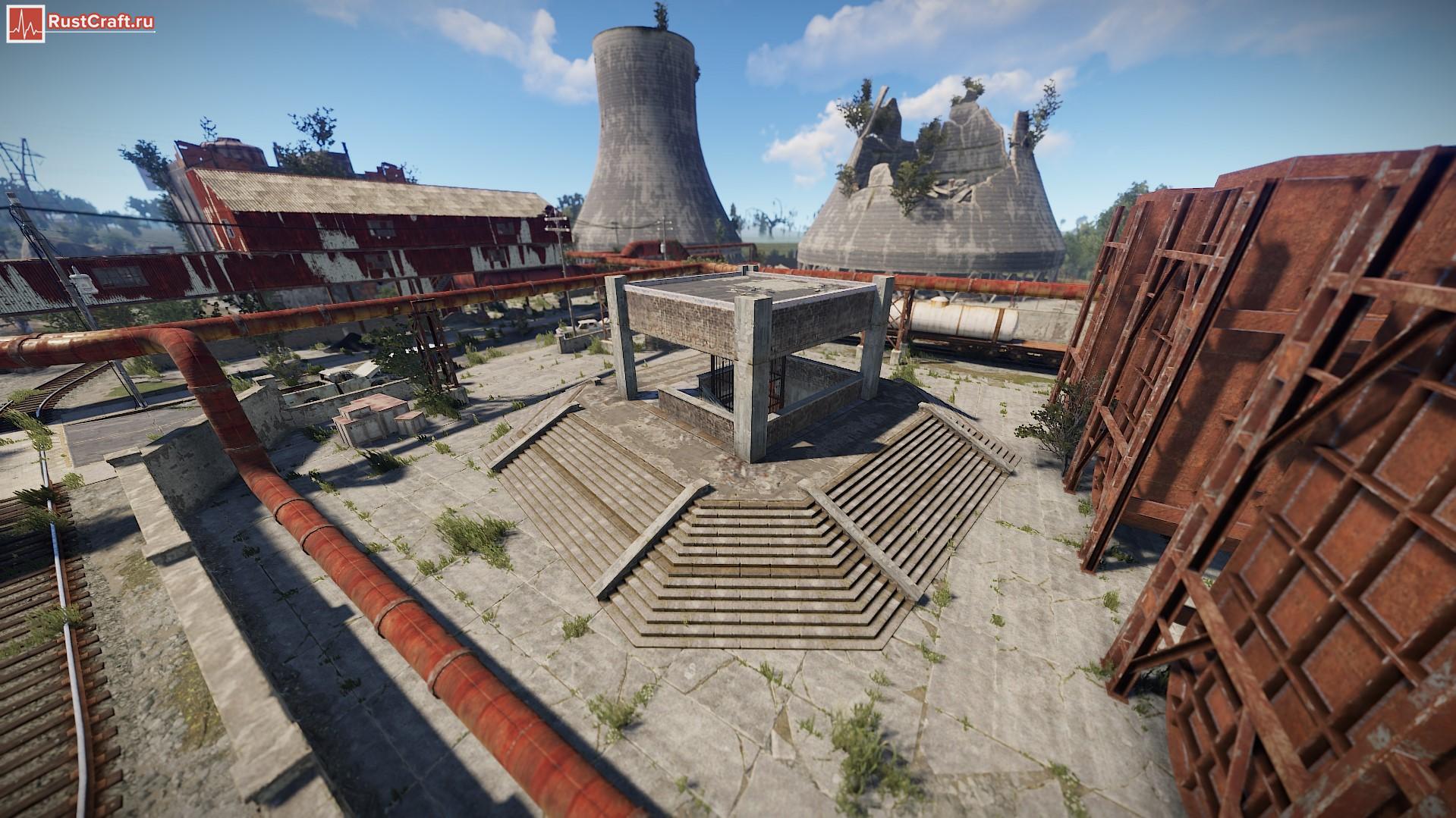 Как лутать Power Plant в Расте Rust Craft