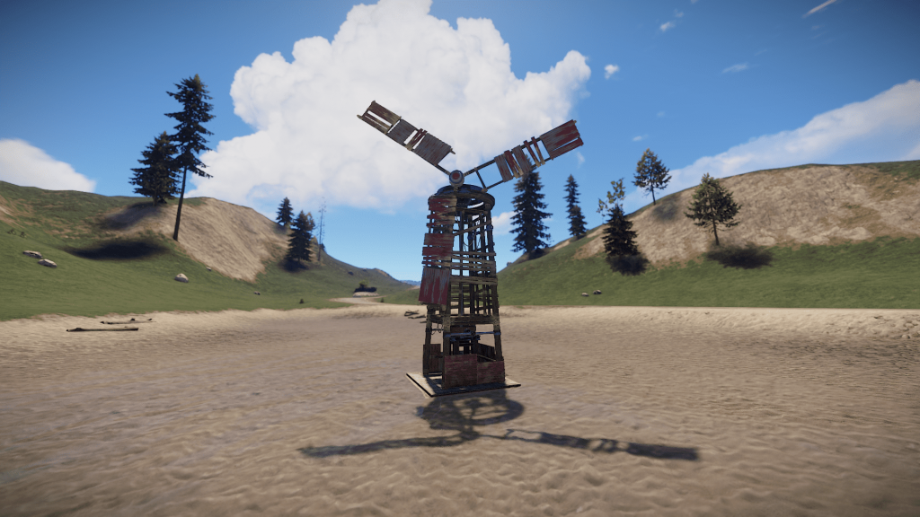 Ветрогенератор в игре Rust