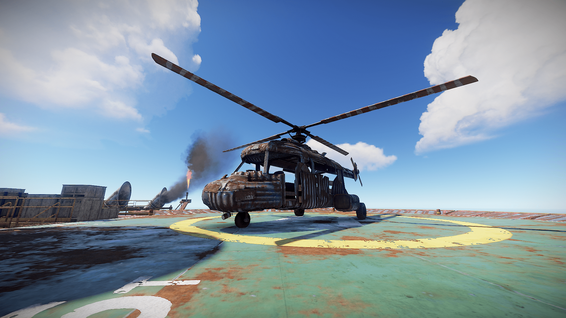 Rust base helicopter фото 25
