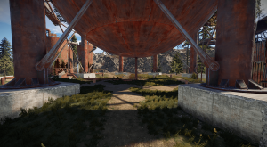 Нижний уровень цистерны в Rust