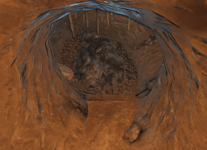 Пещера под заправкой в Rust