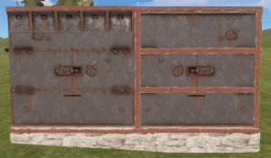Правильная и неправильная бронированная стена в Rust