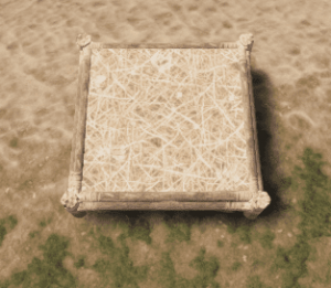 Соломенный квадратный фундамент в Rust