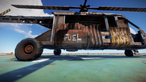 Топливный бак транспортного вертолёта в Rust