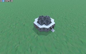 Дом для 1-2 игроков с укреплённой крышей