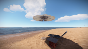 Пляжный зонтик в Rust