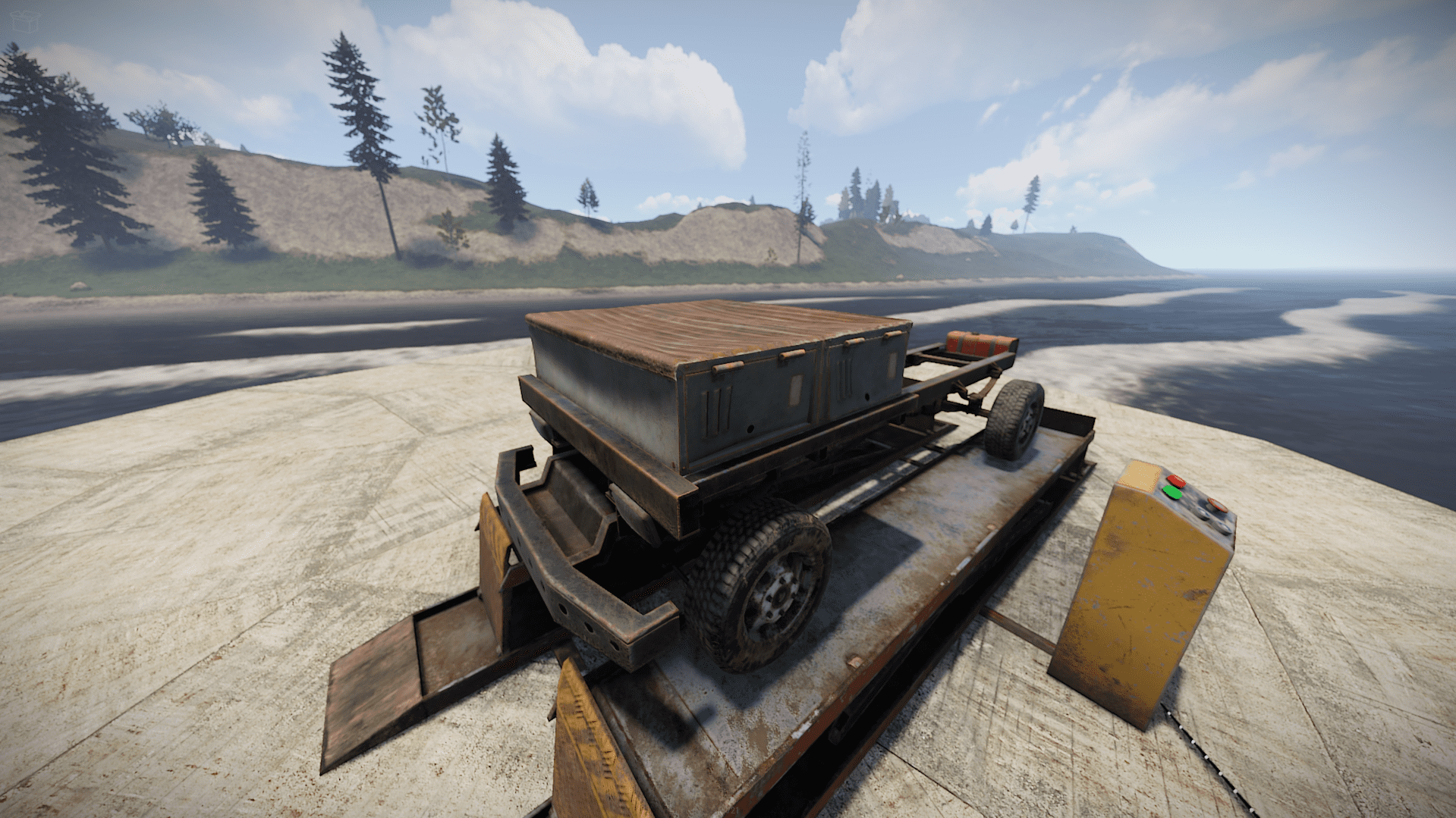 Rust cargo. Игра в ящик. Машина раст. Rust ящик. Ящик раст крафт.