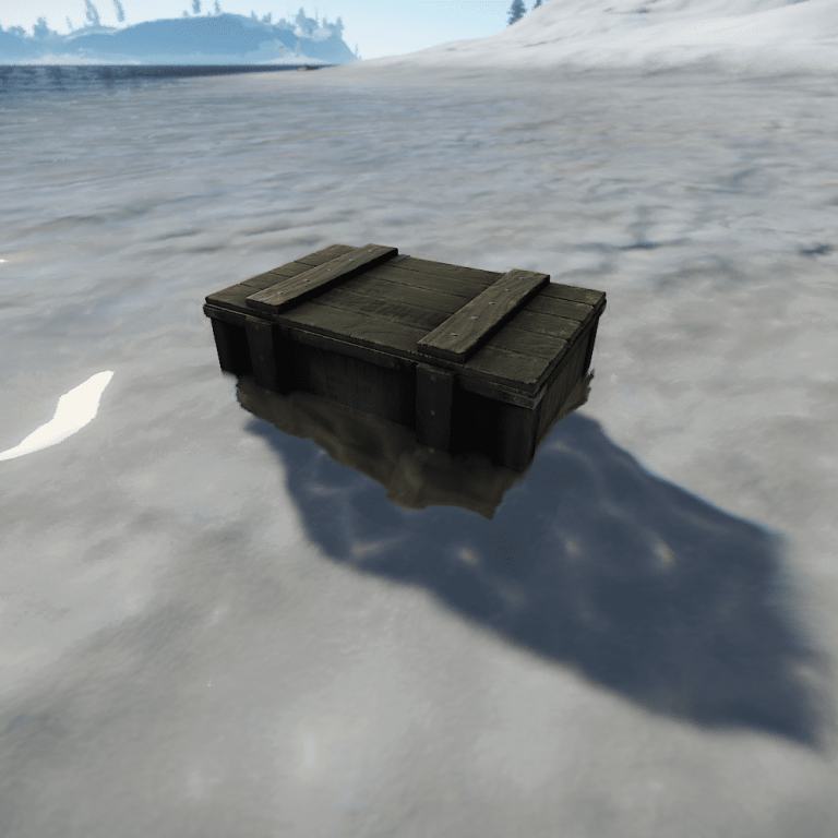 Ящик со сбитого вертолета в Расте Rust Craft