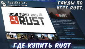 Гайды в Rust - где купить раст