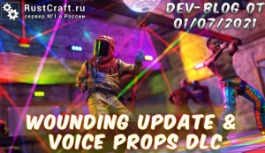 Dev-blog - Wounding Update & Voice Props DLC