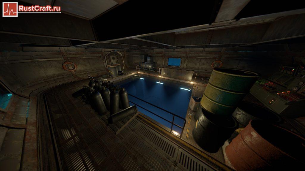 Вход в подводную лабораторию в Rust