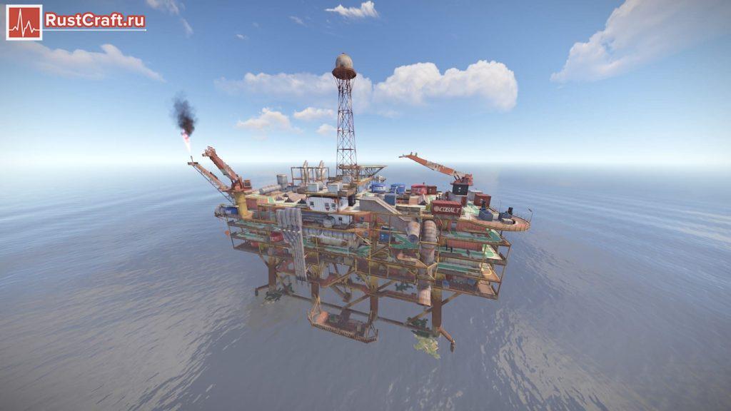 Большая нефтяная вышка в Rust