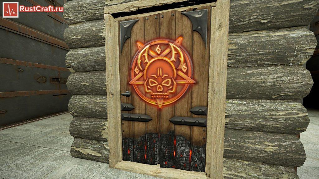 El Diablo Wooden Door в Rust