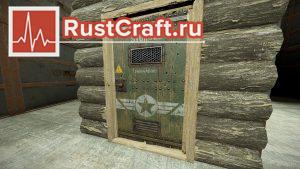 Military Storage Wooden Door в Rust