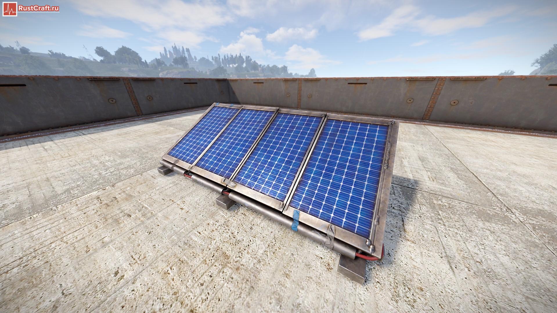 Rust Solar Panel Directions Солнечная панель Rust: как подключить, установить | Rust Craft